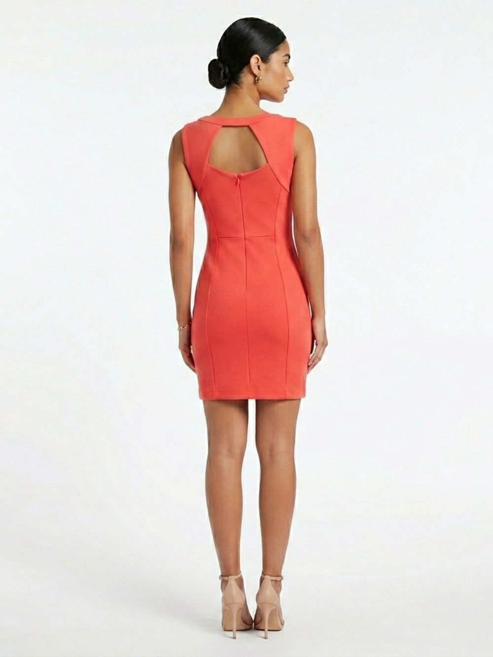 Jennifer,  Lopez Coral Sleeveless Mini Sheath Dress - 14 - Picture 2 of 6
